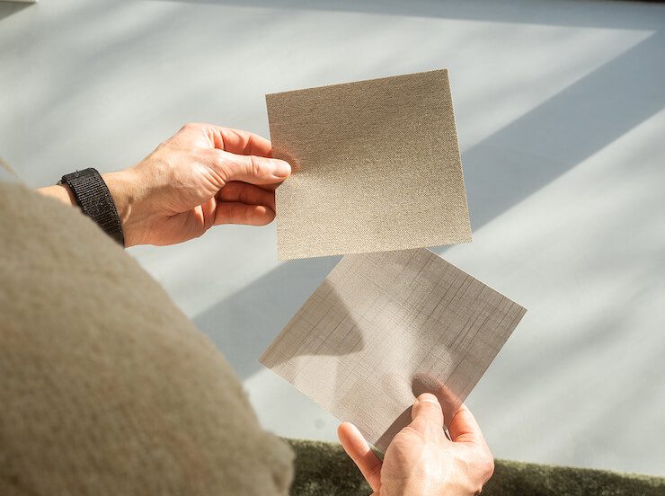 Smartblinds stofstalen