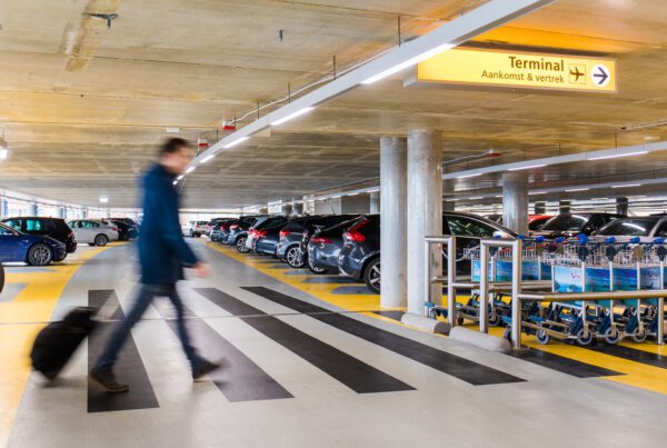 vliegen en parkeren